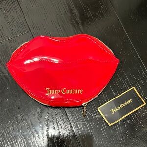 Juicy Couture Red Lip-Shaped Pouch